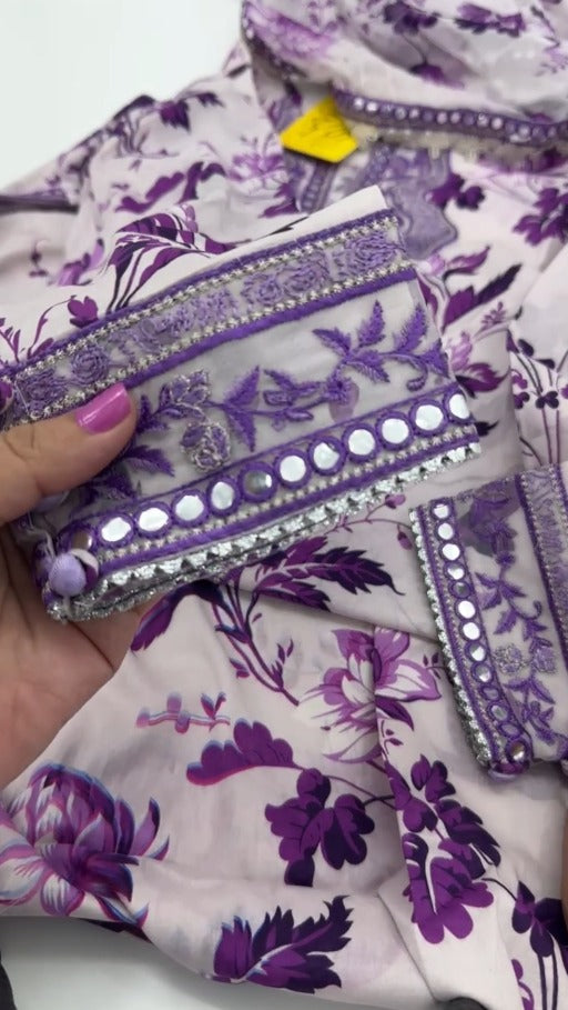 Stitched UnStitched 3PC & 2PC Premium Quality Lawn-BB210