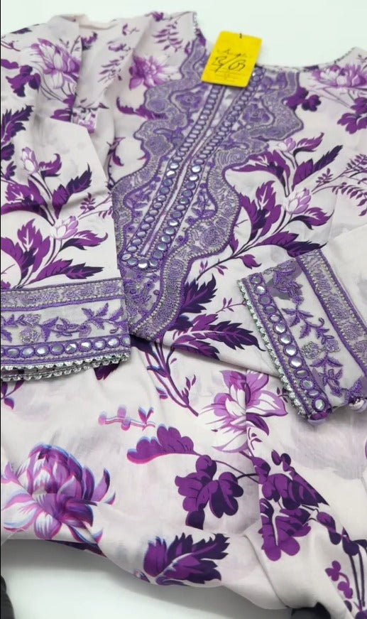 Stitched UnStitched 3PC & 2PC Premium Quality Lawn-BB210