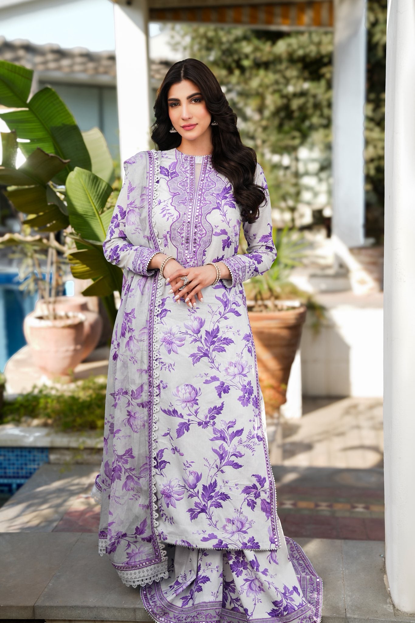 Stitched UnStitched 3PC & 2PC Premium Quality Lawn-BB210